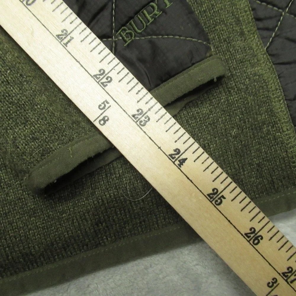 Burton‎ Pierce Fleece Jacket Men Small Green Camo Full Zip Hybrid Ski Outdoor